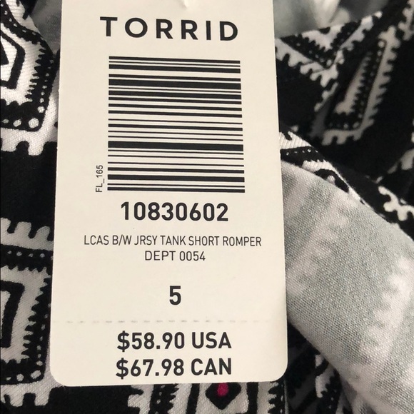 Torrid Medallion Print Jersey Knit Romper - Picture 4 of 6